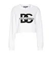 Dolce & Gabbana Logo-embroidered Pullover Sweatshirt In White