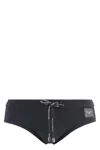Dolce & Gabbana Drawstring Swim Shorts In Black