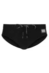 DOLCE & GABBANA SWIM BRIEFS WITH PLATE