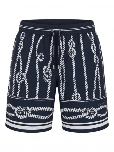 Dolce & Gabbana Swim Shorts In Blue
