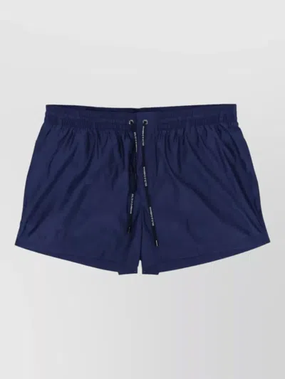 Dolce & Gabbana Swim Shorts Featuring Practical Back Pocket In Blue