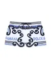 DOLCE & GABBANA SWIM SHORTS WITH MARINA PRINT