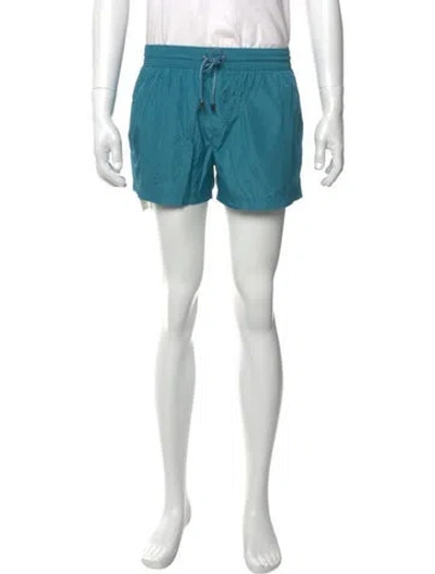 Pre-owned Dolce & Gabbana Swim Trunks In Blue