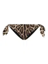 Dolce & Gabbana Leopard-print Bikini Bottom In Animal Print