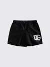 Dolce & Gabbana Logo-print Drawstring Swim Shorts In Black