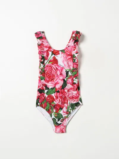 Dolce & Gabbana Swimsuit  Kids Color White In Weiss