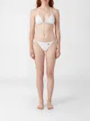 Dolce & Gabbana Embroidered Triangle Bikini In White
