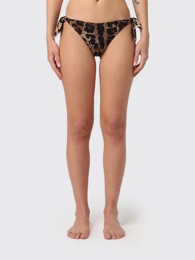 Dolce & Gabbana Swimsuit Woman  In Brown