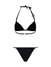 Dolce & Gabbana Klassischer Triangel-bikini In Black