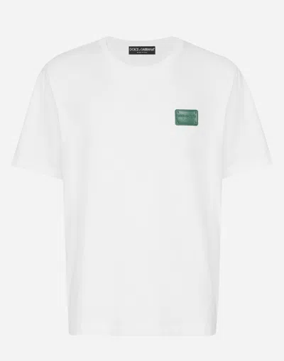 Dolce & Gabbana Branded Tag T-shirt In ホワイト