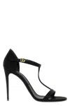 Dolce & Gabbana Woman Sandals Black Size 7.5 Textile Fibers In Black
