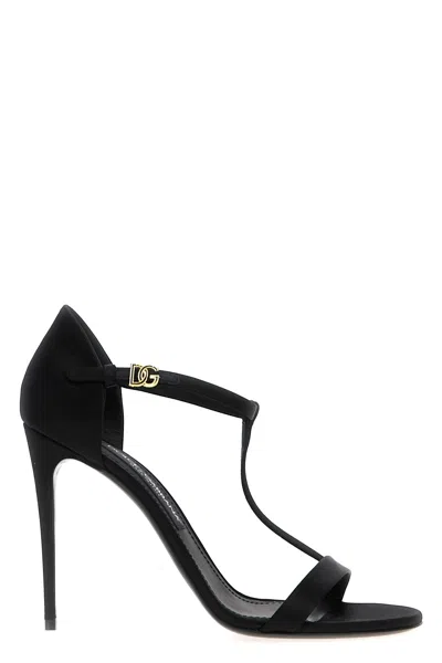 DOLCE & GABBANA DOLCE & GABBANA 'T-BAR' SANDALS