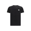 Dolce & Gabbana Cotton T-shirt With Metal Plaque Featuring Front Logo