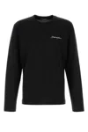 Dolce & Gabbana Cotton Crew Neck T-shirt With Long Sleeves In Multi