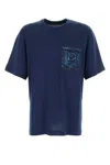 Dolce & Gabbana T-shirt Whit Pocket In Blue