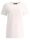 Dolce & Gabbana T-shirt With Logo Patch T-shirts White In Neutral