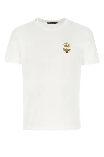 Dolce & Gabbana T-shirt-46 Nd  Male In White