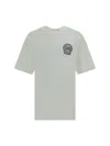 Dolce & Gabbana White T-shirt With Crew Neck And Printed Dg Logo On The Chest In Bianco