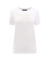 Dolce & Gabbana Cotton Crew-neck T-shirt In Bianco Ottico