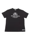 Dolce & Gabbana Dg-print T-shirt In Black