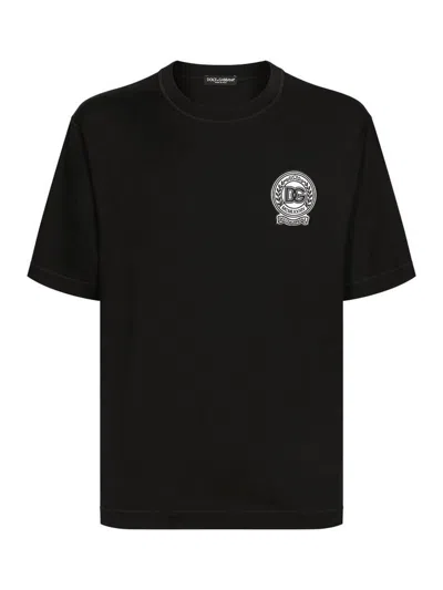 Dolce & Gabbana Black Dg Logo T-shirt