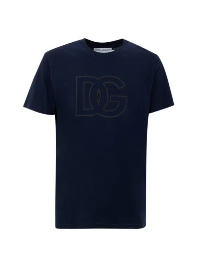 Dolce & Gabbana T-shirt Blue With Logo Dg