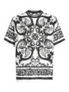 Dolce & Gabbana Maiolica T-shirt In Black