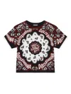 Dolce & Gabbana Fld Dg Colorful Brand-print Cotton-jersey T-shirt 4-12 Years In Black