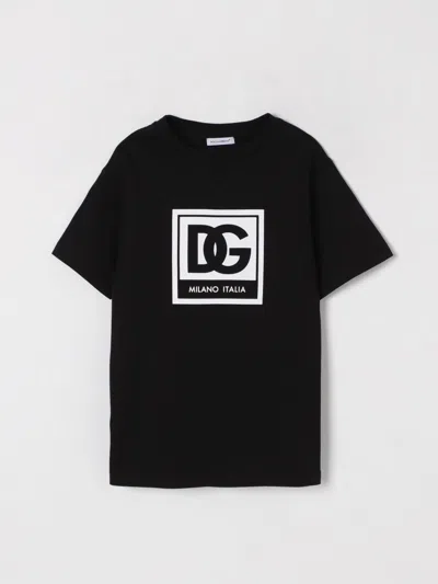 DOLCE & GABBANA T-SHIRT DOLCE & GABBANA KIDS COLOR BLACK,421353002