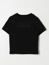 Dolce & Gabbana Cotton Logo T-shirt (8-12+ Years) In Black