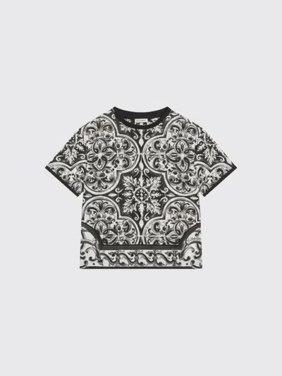 DOLCE & GABBANA T-SHIRT DOLCE & GABBANA KIDS COLOR BLACK,H19943002