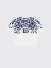 Dolce & Gabbana Majolica-print Jersey T-shirt In White