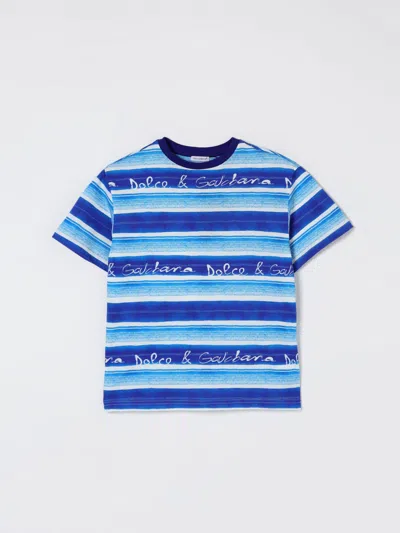 DOLCE & GABBANA T-SHIRT DOLCE & GABBANA KIDS COLOR MULTICOLOR,G67199005