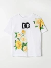 DOLCE & GABBANA T恤 DOLCE & GABBANA 儿童 颜色 印花/多色,F30933005
