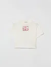 Dolce & Gabbana Floral-logo T-shirt In White