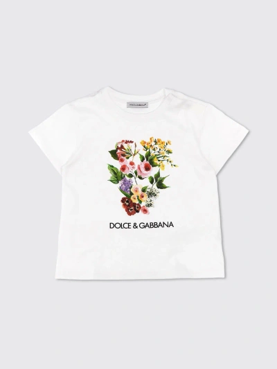 Dolce & Gabbana Babies' T-shirt  Kids In White