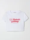 DOLCE & GABBANA T恤 DOLCE & GABBANA 儿童 颜色 白色,F52493001