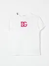 Dolce & Gabbana Cotton Logo-embellished T-shirt In Weiss