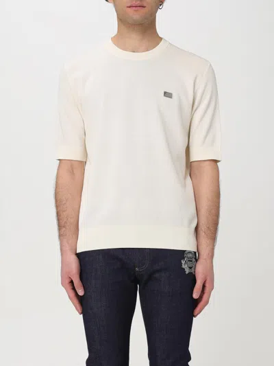 DOLCE & GABBANA T-SHIRT DOLCE & GABBANA MEN COLOR BEIGE,G51786022