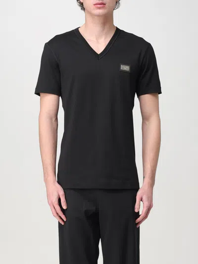 DOLCE & GABBANA T-SHIRT DOLCE & GABBANA MEN COLOR BLACK,G47039002