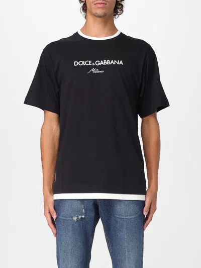 DOLCE & GABBANA T-SHIRT DOLCE & GABBANA MEN COLOR BLACK,H33313002