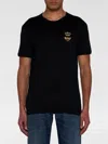 Dolce & Gabbana Crown And Bee Embroidered Crew Neck T-shirt In Schwarz