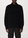 Dolce & Gabbana Black Corduroy Padded Jacket In Schwarz