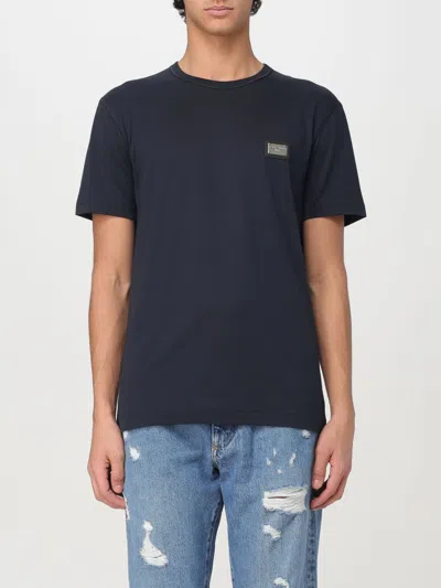 Dolce & Gabbana T-shirt  Men Color Blue In 蓝色