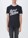 Dolce & Gabbana Round Neck T-shirt In Cotton In Blue