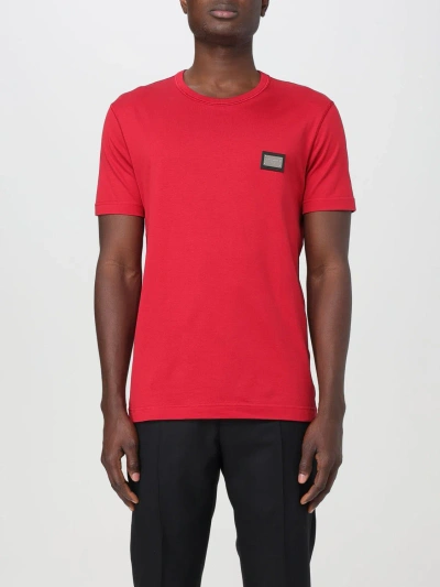 Dolce & Gabbana T-shirt  Men Colour Red