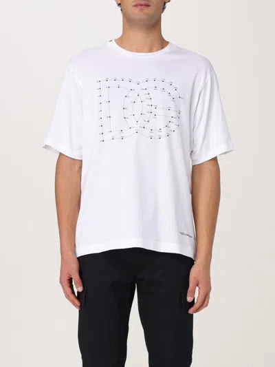 DOLCE & GABBANA T-SHIRT DOLCE & GABBANA MEN COLOR WHITE,G44386001