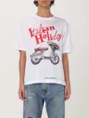 Dolce & Gabbana Cotton T-shirt With Vespa Print In White