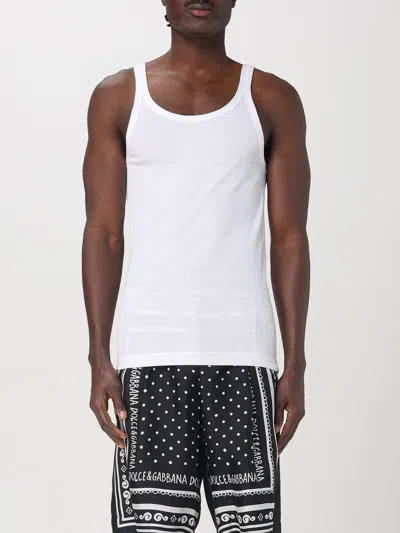 DOLCE & GABBANA DOLCE &AMP; GABBANA DOLCE & GABBANA BASIC COTTON TANK TOP,G56551001