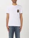 Dolce & Gabbana White Heraldic Patch Cotton T-shirt In White